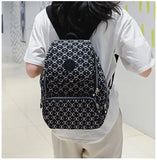Women Pastoral Style Backpack School Bags for Teenager Girls Nylon Bagpack