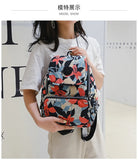 Women Pastoral Style Backpack School Bags for Teenager Girls Nylon Bagpack