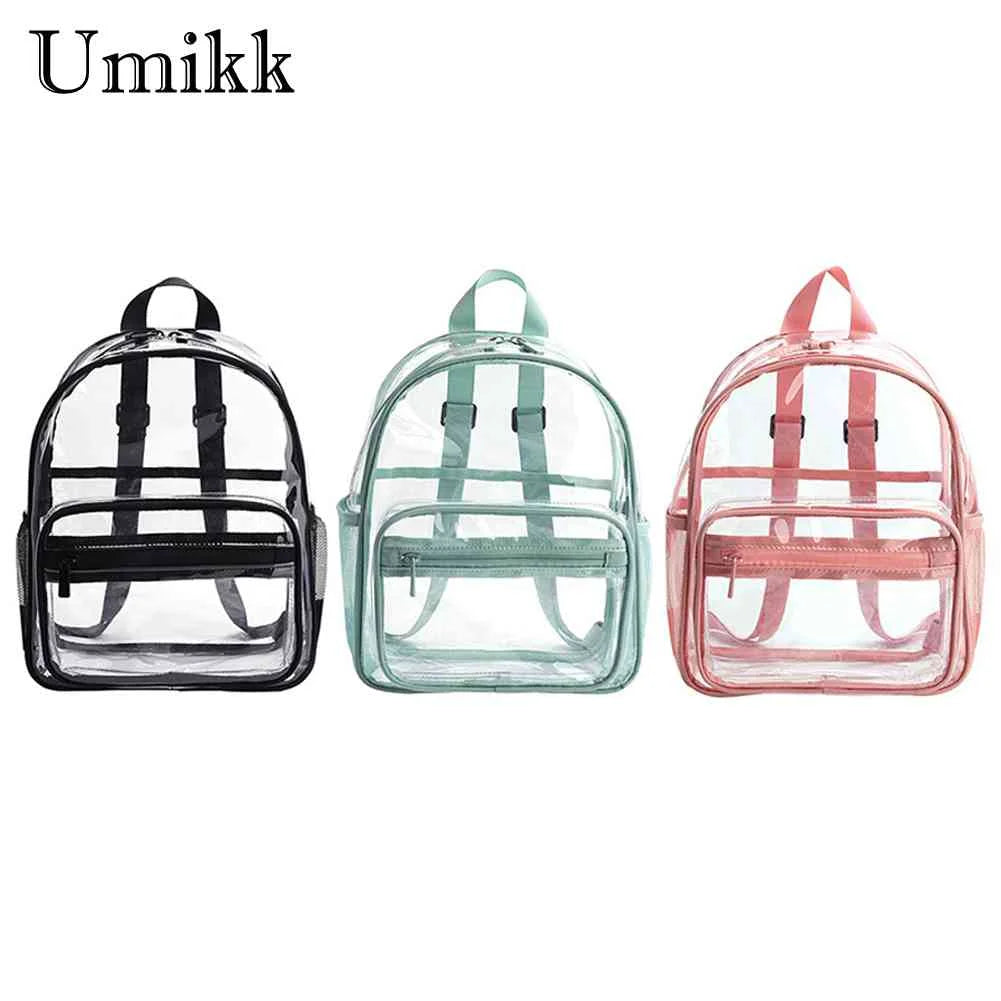 Women Patchwork PVC Backpack Casual Handbag Knapsack