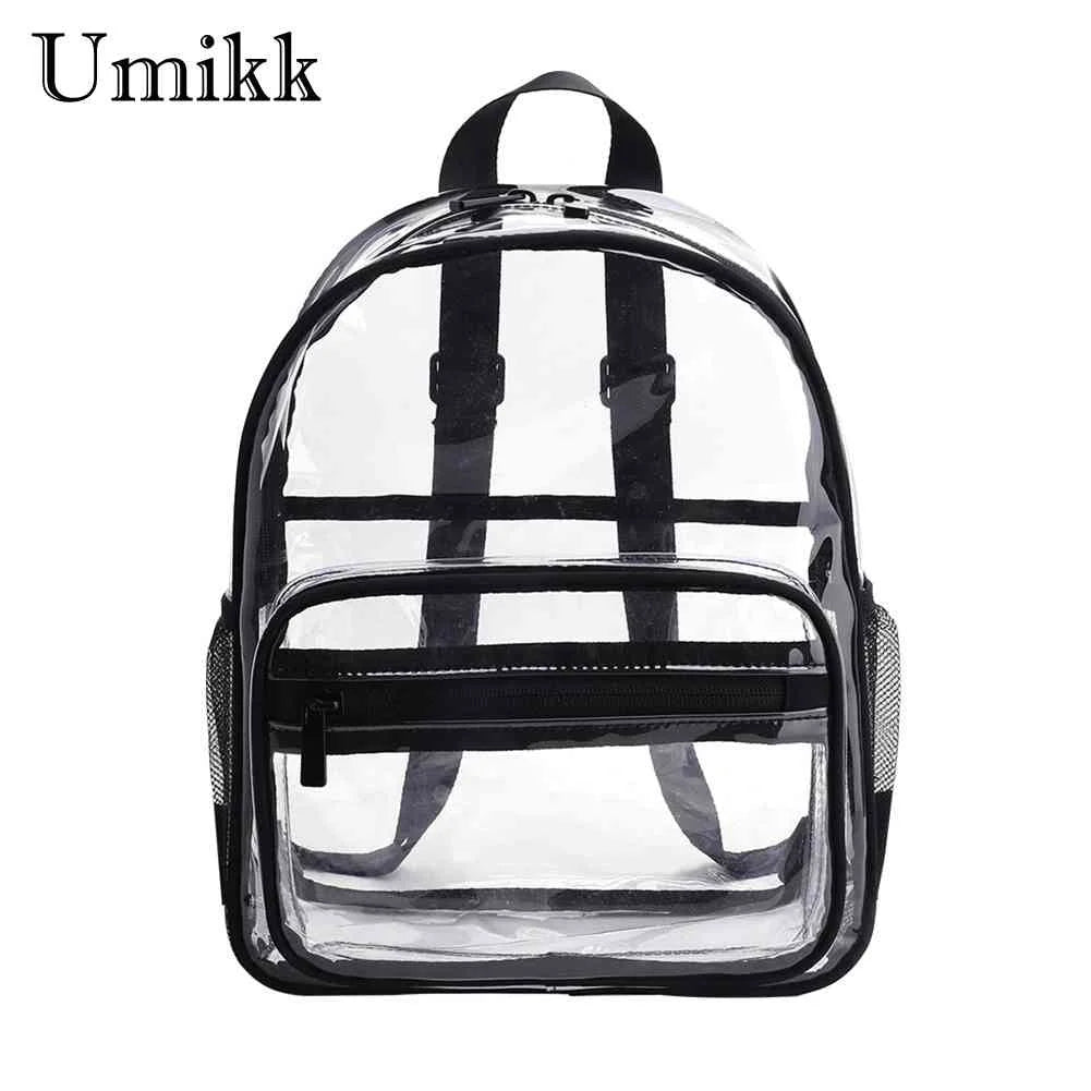 Women Patchwork PVC Backpack Casual Handbag Knapsack
