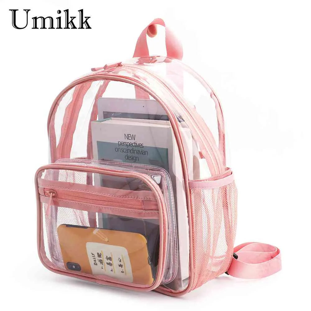 Women Patchwork PVC Backpack Casual Handbag Knapsack