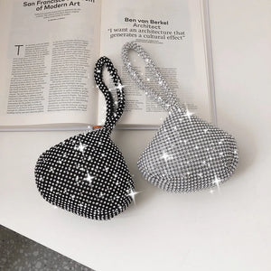 Beaded Pearl Tote Evening Bags Lady Wedding Party Purse