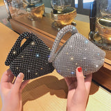 Beaded Pearl Tote Evening Bags Lady Wedding Party Purse
