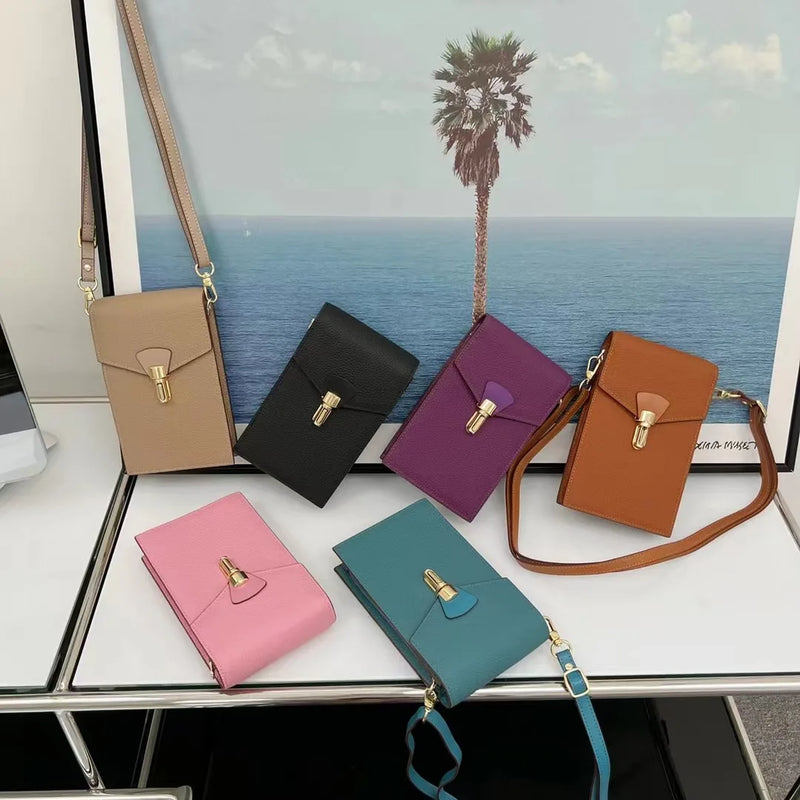 Women Cow Leather Sling Shoulder Bag Purse