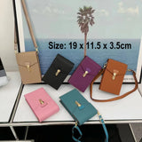 Women Cow Leather Sling Shoulder Bag Purse