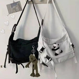 Canvas Tooling Bag Postman Bag Cell Phone Crossbody Shoulder Bag