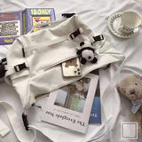 Canvas Tooling Bag Postman Bag Cell Phone Crossbody Shoulder Bag