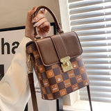 Chinese Style Women Small Bag Messenger Bag Portable Square Bag