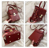 Chinese Style Women Small Bag Messenger Bag Portable Square Bag