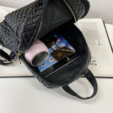Women Preppy Style Backpack Travel PU Leather Handbag Small Rucksack