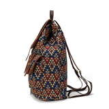 Women Printing Backpack Canvas School Bags For Teenagers Large Shoulder Bag