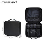 Women Professional Cosmetic Case Beauty Brush Makeup Bag Travel Necessary