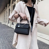 Women Leather Clutch Purse Chain Crossbody Messenger Bag