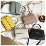 Women Leather Clutch Purse Chain Crossbody Messenger Bag