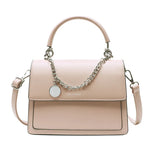 Women Leather Clutch Purse Chain Crossbody Messenger Bag
