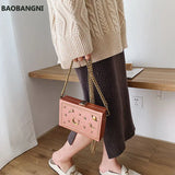 Women Pu Leather Shoulder Bag Small Box Shape Handbags Starry Sky Pattern