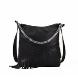 Punk Style Shoulder Bag Large Capacity Bucket Handbag Tote Crossbody Travel Purs