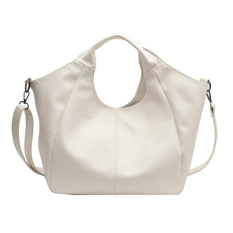 Women Pu Leather Shoulder Messenger Bag Female Large Capacity Crossbody Bucket B