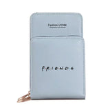 Women Pu Leather Wallet Card pack Mobile Phone Bags Crossbody Shoulder Bag
