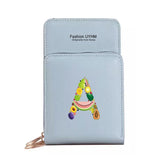 Women Pu Leather Wallets Card Holder Crossbody Bag
