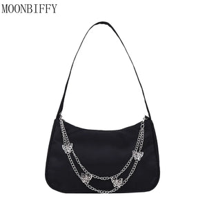 Women Butterfly Chain Shoulder Bag Small Handbag