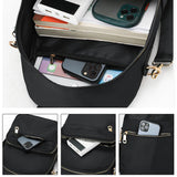 Women Pure Backpack Shoulder Bags Lady Large Capacity Nylon Crossbody Bag