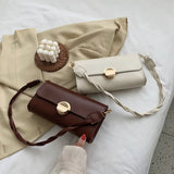 Women Shoulder Bags Buckle PU Leather Handbags For Women Spring Sac Femme