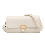 Women Shoulder Bags Buckle PU Leather Handbags For Women Spring Sac Femme