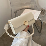 Women Shoulder Bags Buckle PU Leather Handbags For Women Spring Sac Femme