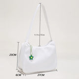 Women Purse Solid Underarm Bags Female Shoulder Top-handle Handbags