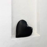 Red Heart Shape Shoulder Bag Women Chain Crossbody Clutch Purse