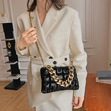 Fashionable Women Purses Chains Satchels Leather Hand Bags