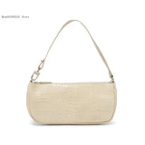 Vintage 90S Crocodile Pattern Shoulder Bag Mini Purse