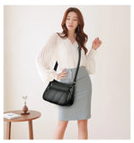 Women Retro Leather Shoulder Bags For Ladies Crossbody Bags