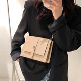 Women Retro Messenger Bag Crossbody Satchel PU Leather