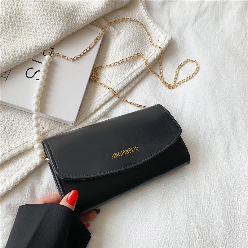 Women Retro PU Leather Diamond Lattice Shoulder Bag Lady Chain Composite Bag