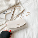 Women Retro PU Leather Diamond Lattice Shoulder Bag Lady Chain Composite Bag