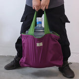 Reusable Grocery Bags Foldable Shopping Bag with Drawstring