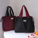 Reusable Grocery Bags Foldable Shopping Bag with Drawstring