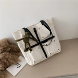Women Reusable Shopping Bag Durable Female Handbag Tote Shopper Canvas