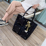 Women Reusable Shopping Bag Durable Female Handbag Tote Shopper Canvas