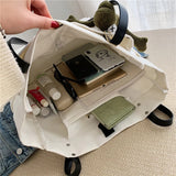Women Reusable Shopping Bag Durable Female Handbag Tote Shopper Canvas