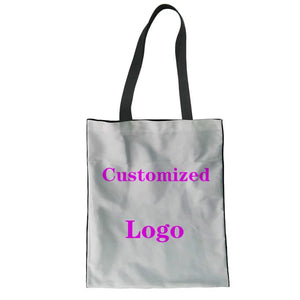 Cartoon Candy Ice Cream Canvas Tote Bags Bulk