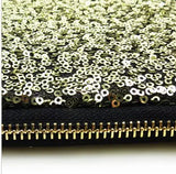 Women Reversible Sequins Mermaid Glitter Make Up Pouch Handbag