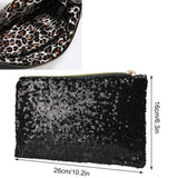 Reversible Sequins Mermaid Glitter Make Up Pouch Handbag