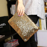 Reversible Sequins Mermaid Glitter Make Up Pouch Handbag