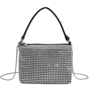 Rhinestone Shoulder Bag Diamond Clutch Purse Chain Crossbody Bag