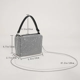 Rhinestone Shoulder Bag Diamond Clutch Purse Chain Crossbody Bag