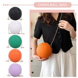 Round Shoulder Bag PU Leather Small Purse Crossbody Phone Bag