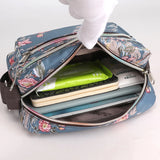 Rural Pastoral Style Flower Crossbody Shoulder Bag for Lady